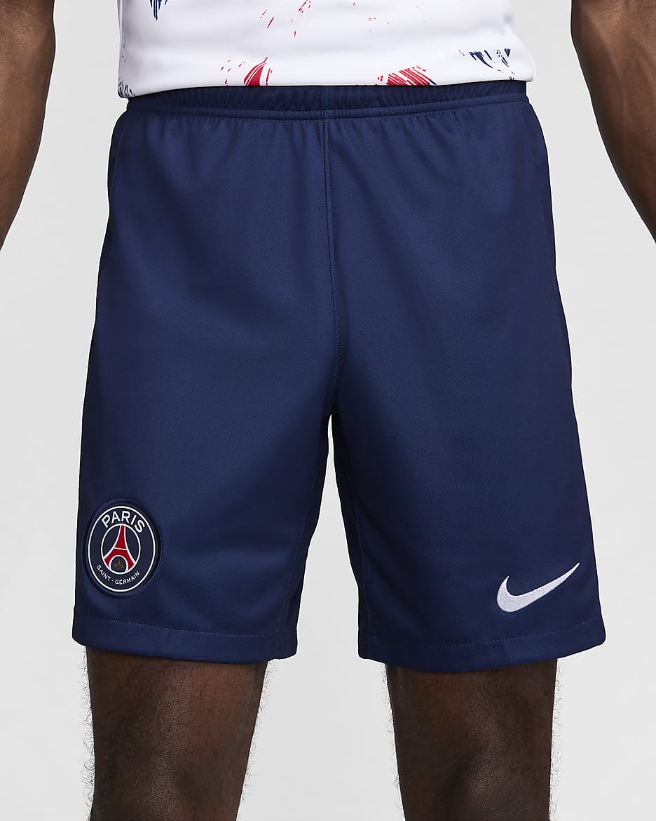 Paris Saint Germain 2024 25 Stadium Home Men s Nike Dri FIT Football Replica Shorts. Nike IL